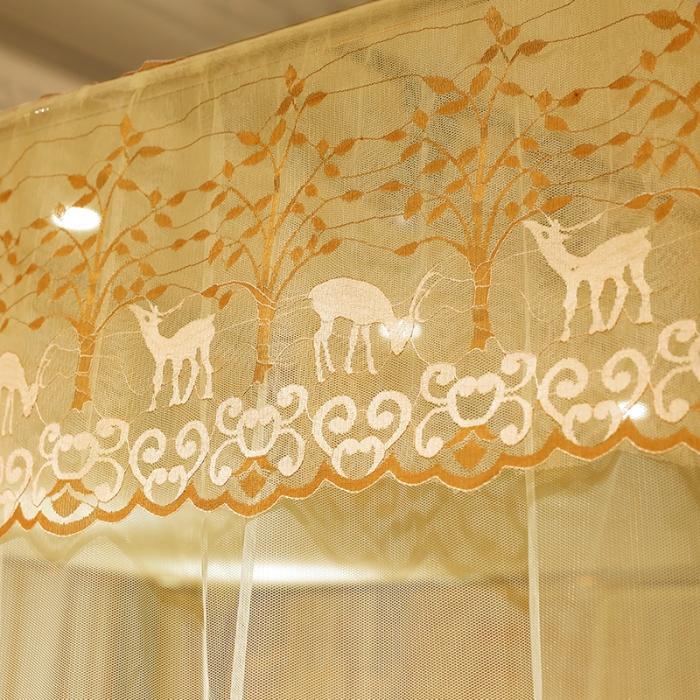 91家纺网 家纺一手货源 找家纺 迷仙巢 2020新款蚊帐C20系列 米黄