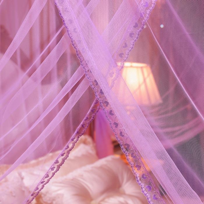 91家纺网 家纺一手货源 找家纺 迷仙巢 2020新款蚊帐C20系列 紫色