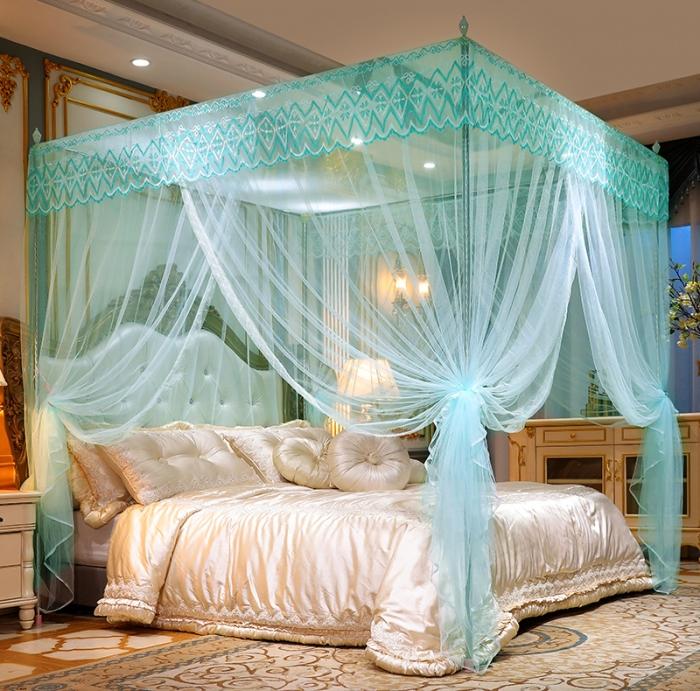 91家纺网 家纺一手货源 找家纺 迷仙巢   2020新款蚊帐C50系列 水绿