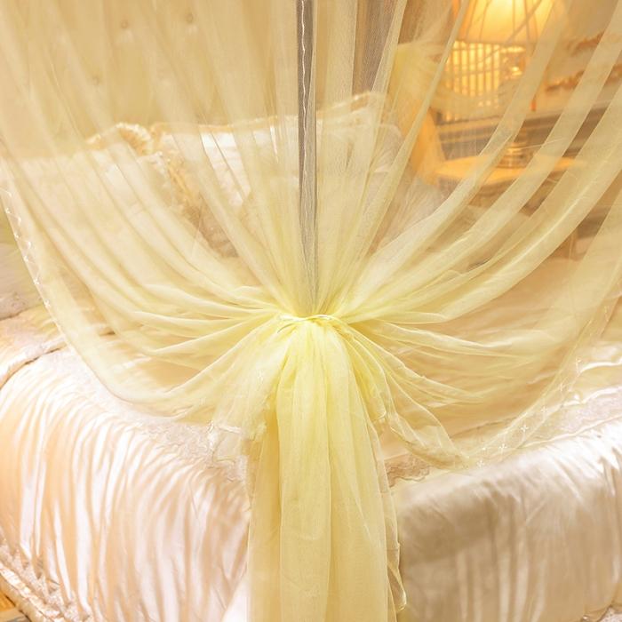 91家纺网 家纺一手货源 找家纺 迷仙巢   2020新款蚊帐C50系列 米黄