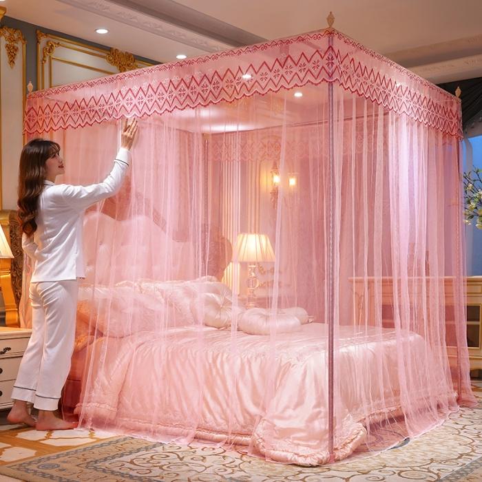 91家纺网 家纺一手货源 找家纺 迷仙巢   2020新款蚊帐C50系列 玉色