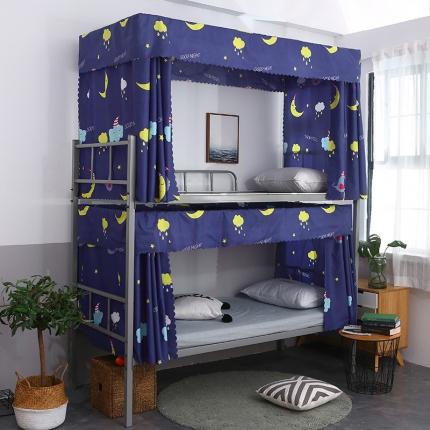 91家纺网 家纺一手货源 找家纺 迷仙巢 2020新款上下铺学生蚊帐 晚安