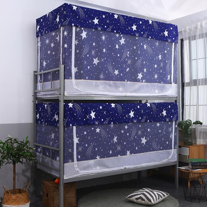 91家纺网 家纺一手货源 找家纺 迷仙巢 2020新款上下铺学生蚊帐 流星