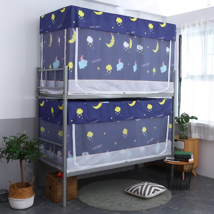 91家纺网 家纺一手货源 找家纺 迷仙巢 2020新款上下铺学生蚊帐 晚安