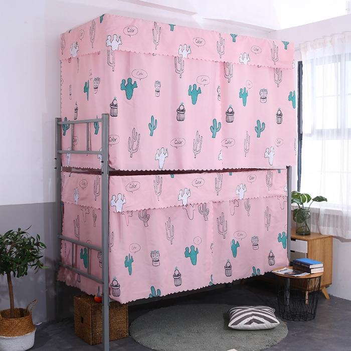 91家纺网 家纺一手货源 找家纺 迷仙巢 2020新款上下铺学生蚊帐 仙人掌