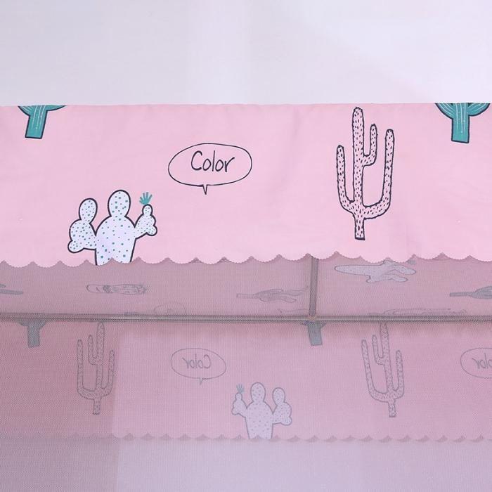 91家纺网 家纺一手货源 找家纺 迷仙巢 2020新款上下铺学生蚊帐 仙人掌