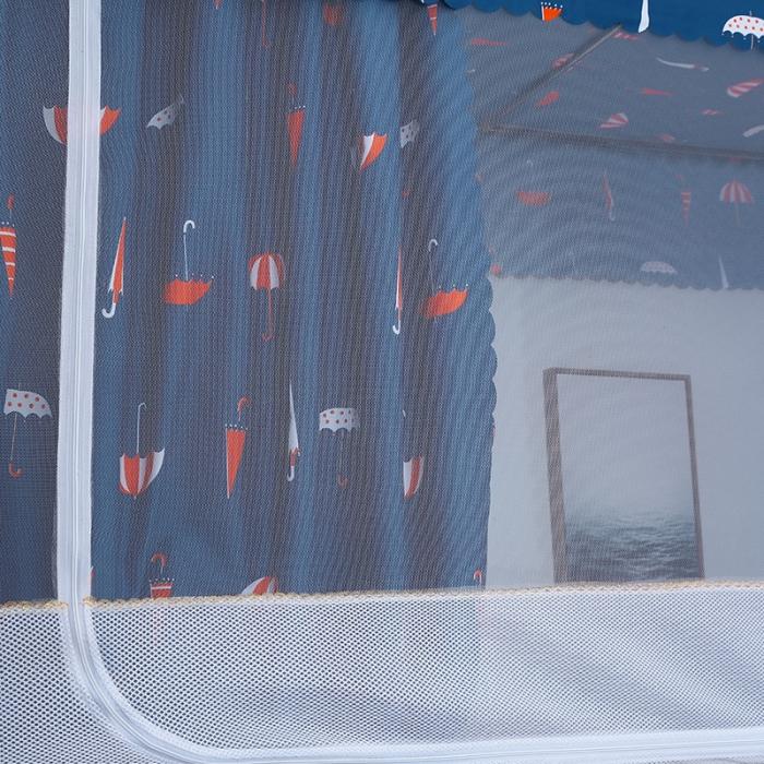 91家纺网 家纺一手货源 找家纺 迷仙巢 2020新款上下铺学生蚊帐 小雨伞