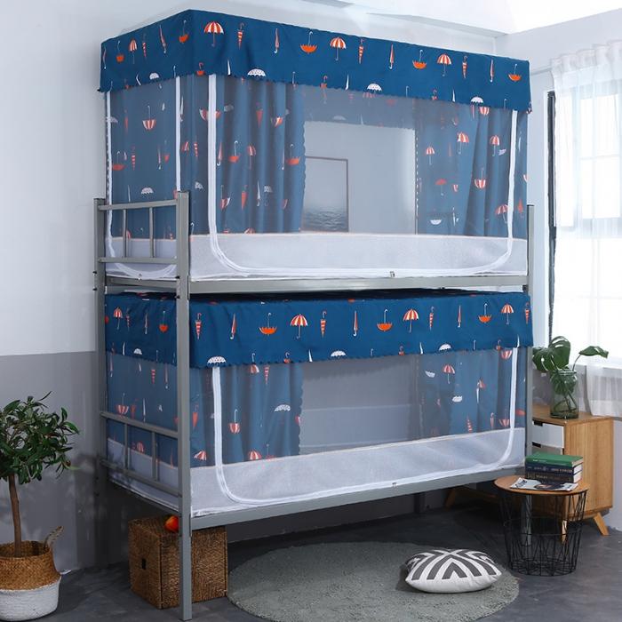 91家纺网 家纺一手货源 找家纺 迷仙巢 2020新款上下铺学生蚊帐 小雨伞