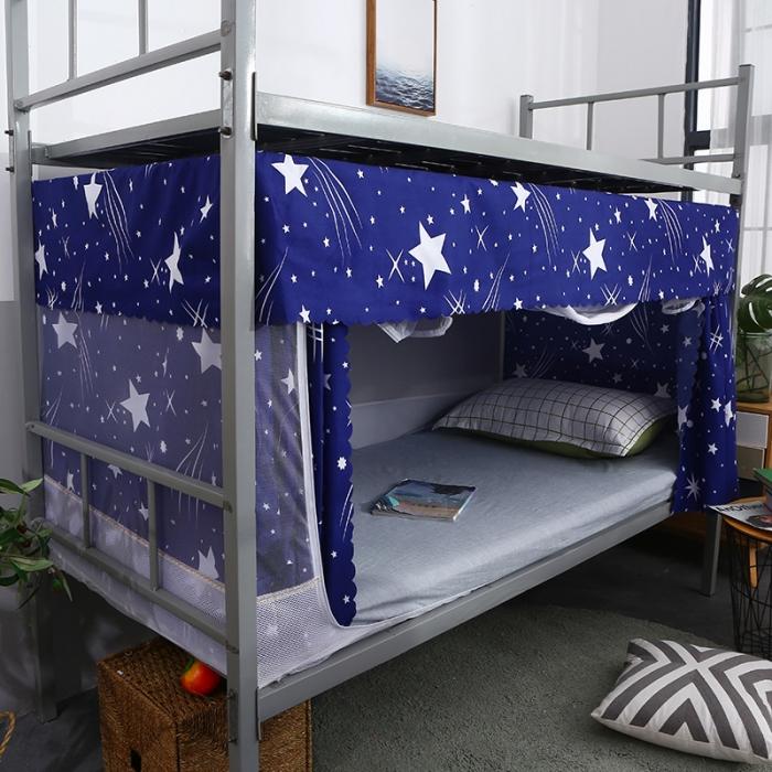 91家纺网 家纺一手货源 找家纺 迷仙巢 2020新款上下铺学生蚊帐 流星