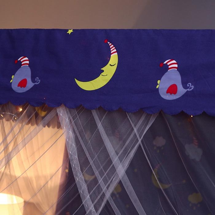 91家纺网 家纺一手货源 找家纺 迷仙巢 2022新款遮光床帘蚊帐 晚安