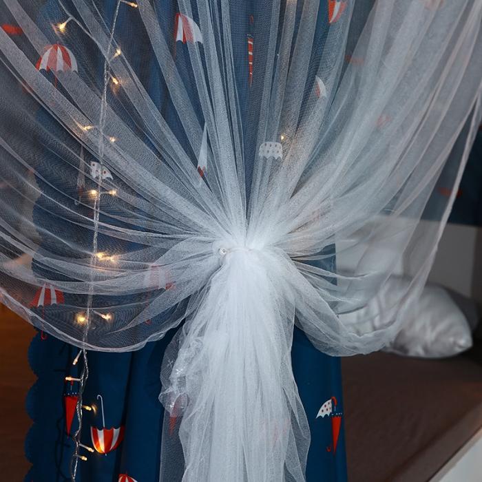 91家纺网 家纺一手货源 找家纺 迷仙巢 2022新款遮光床帘蚊帐 小雨伞