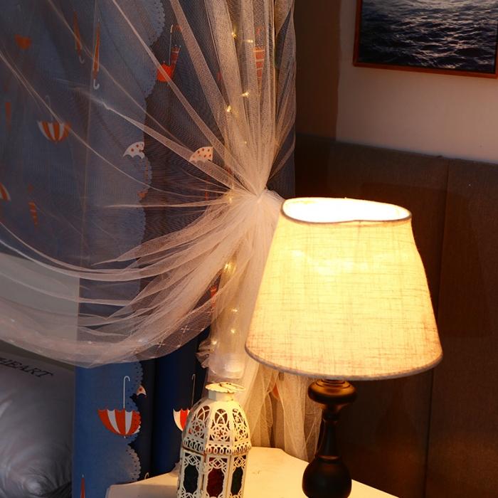 91家纺网 家纺一手货源 找家纺 迷仙巢 2022新款遮光床帘蚊帐 小雨伞