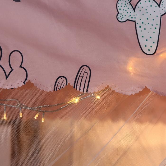 91家纺网 家纺一手货源 找家纺 迷仙巢 2022新款遮光床帘蚊帐 仙人掌