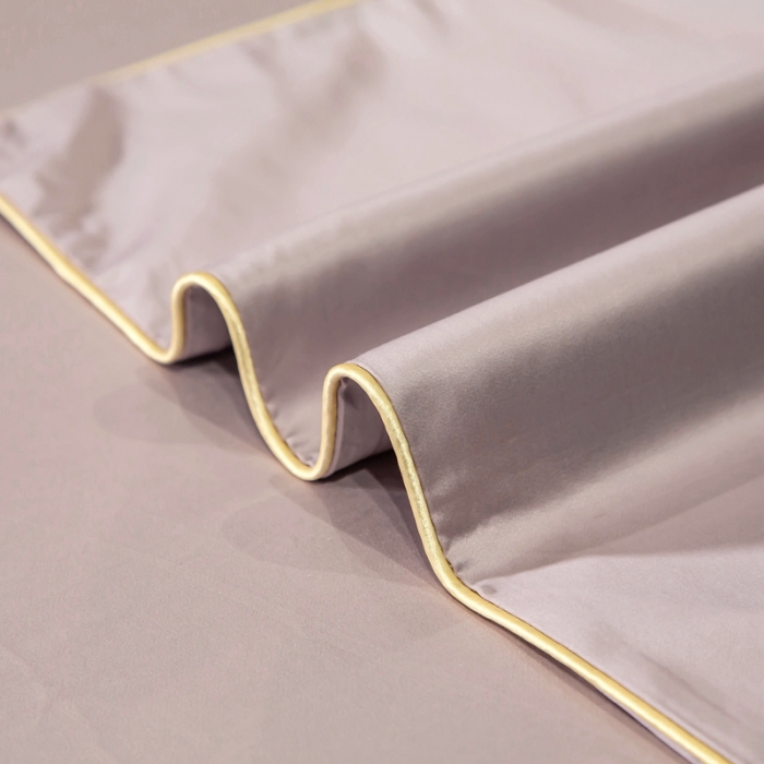 91家纺网 家纺一手货源 找家纺 馨蕊家居2021新款60s双股埃及长绒棉摩卡系列 豆粉