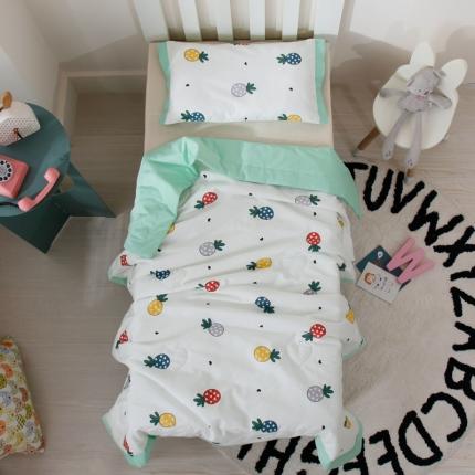 A+艾佳 2020新款60贡缎糖果系类儿童夏被 菠萝蜜