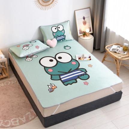 91家纺网 家纺一手货源 找家纺 （总）佰亿莱2024新款数码印花卡通大版数码冰丝席凉席