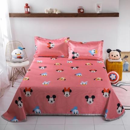 91家纺网 家纺一手货源 找家纺 （总）小芽 迪士尼床单款冰丝凉席