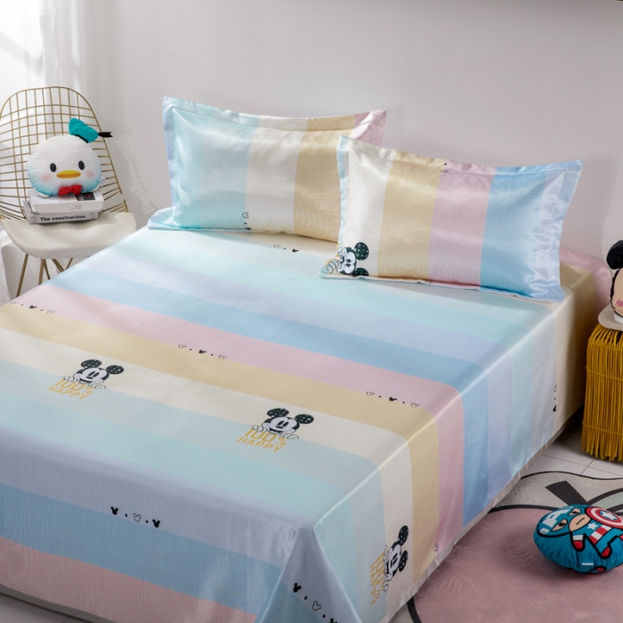 91家纺网 家纺一手货源 找家纺 （总）小芽 迪士尼床单款冰丝凉席