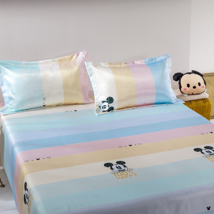 91家纺网 家纺一手货源 找家纺 （总）小芽 迪士尼床单款冰丝凉席