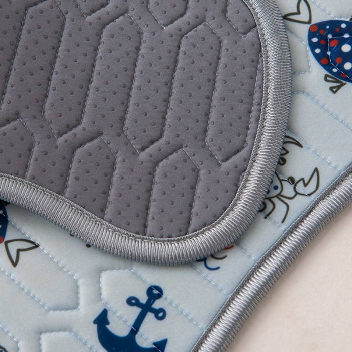 91家纺网 家纺一手货源 找家纺 （总）小芽 2024新款儿童冰感丝乳胶凉席推车款