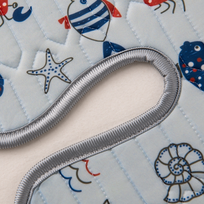 91家纺网 家纺一手货源 找家纺 （总）小芽 2024新款儿童冰感丝乳胶凉席推车款