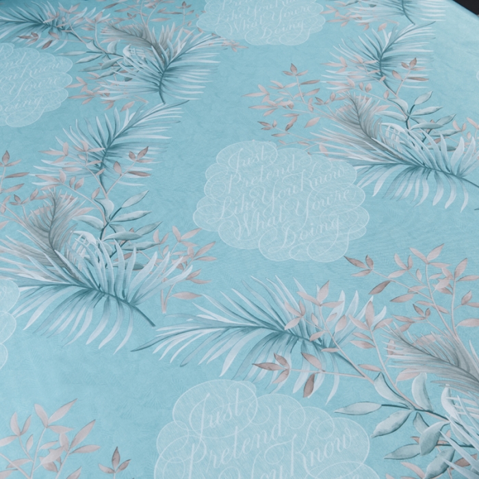 91家纺网 家纺一手货源 找家纺 小芽 2024新款冰凉丝印花凉席小清新系列 又见夏天