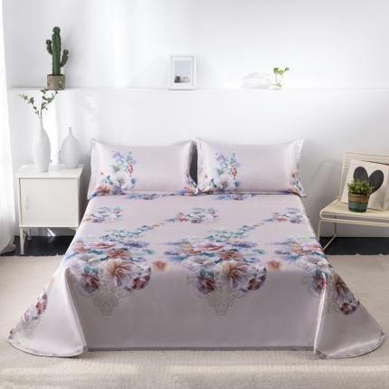 小芽 2024新款冰凉丝印花凉席小清新系列 花绣