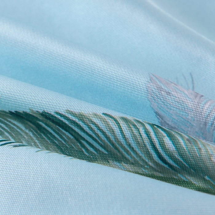 91家纺网 家纺一手货源 找家纺 小芽 2024新款冰凉丝印花凉席小清新系列 火烈鸟