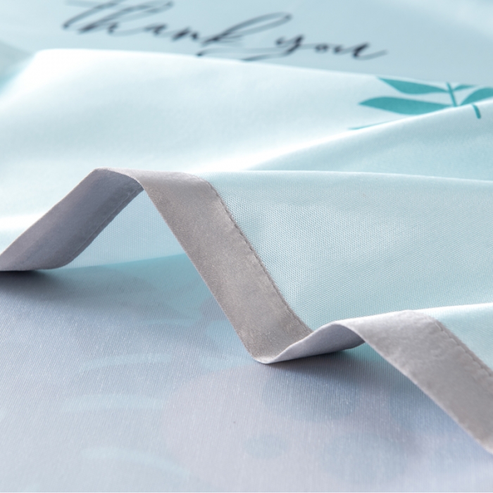 91家纺网 家纺一手货源 找家纺 小芽 2024新款冰凉丝印花凉席小清新系列 动物乐园