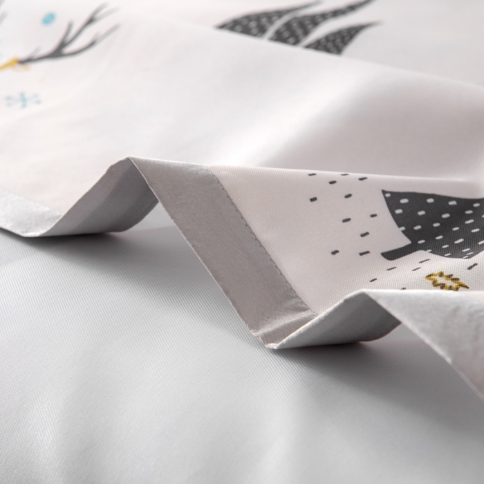 91家纺网 家纺一手货源 找家纺 小芽 2024新款冰凉丝印花凉席小清新系列 小鹿乱撞