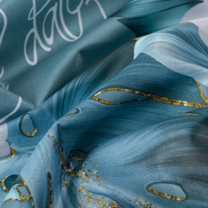 91家纺网 家纺一手货源 找家纺 小芽 2024新款冰凉丝印花凉席小清新系列 夏叶阴浓