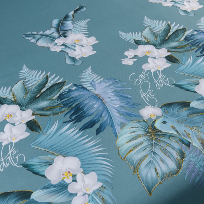 91家纺网 家纺一手货源 找家纺 小芽 2024新款冰凉丝印花凉席小清新系列 夏叶阴浓