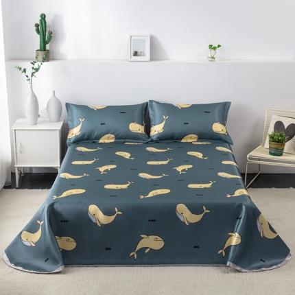 小芽 2024新款冰凉丝印花凉席小清新系列 鲸梦