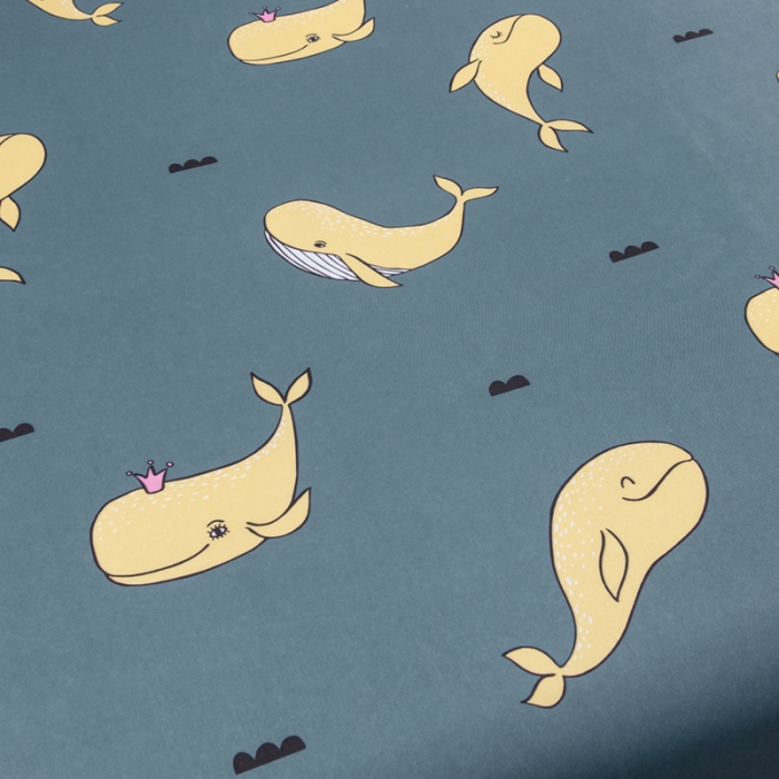 91家纺网 家纺一手货源 找家纺 小芽 2024新款冰凉丝印花凉席小清新系列 鲸梦