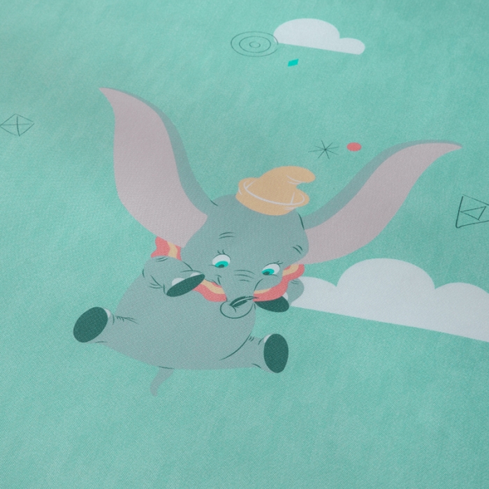 91家纺网 家纺一手货源 找家纺 小芽 迪士尼床单款冰丝凉席 小飞象