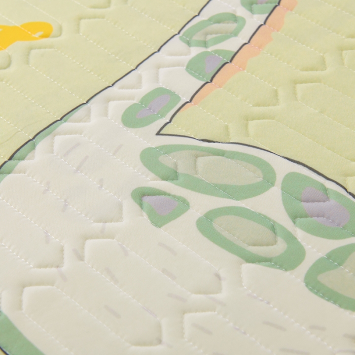 91家纺网 家纺一手货源 找家纺 小芽 2024新款儿童冰感丝乳胶凉席床款 奇优宝贝