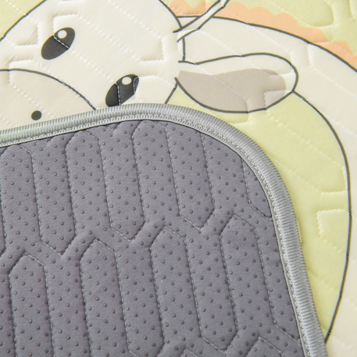 91家纺网 家纺一手货源 找家纺 小芽 2024新款儿童冰感丝乳胶凉席床款 奇优宝贝