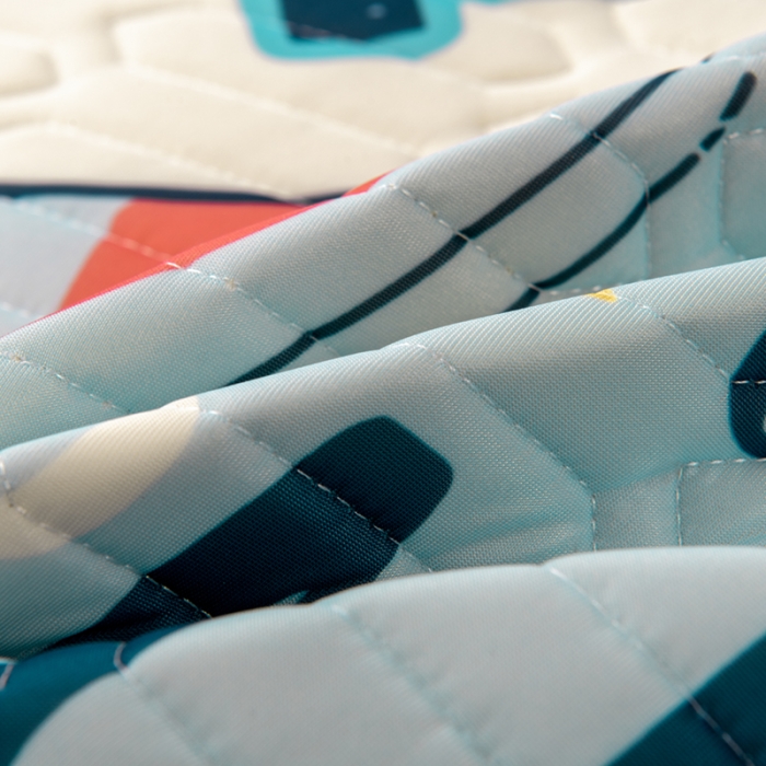 91家纺网 家纺一手货源 找家纺 小芽 2024新款儿童冰感丝乳胶凉席床款 小火箭