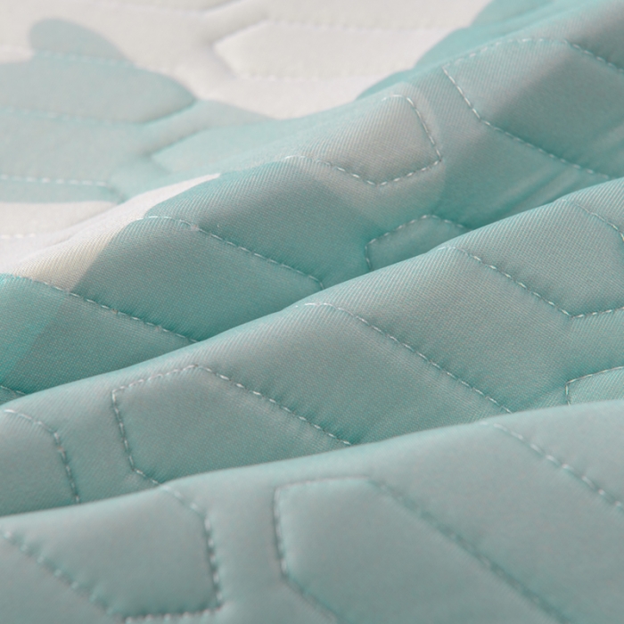 91家纺网 家纺一手货源 找家纺 小芽 2024新款儿童冰感丝乳胶凉席床款 小恐龙