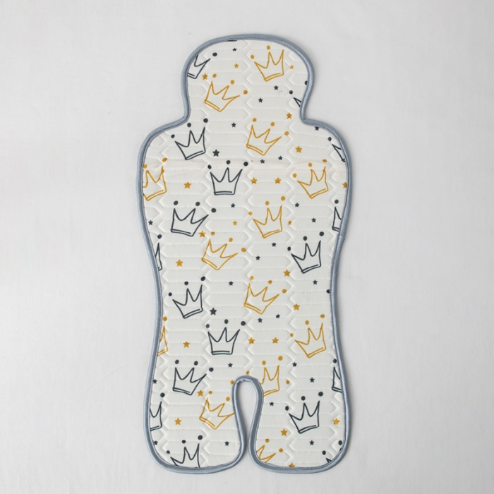 91家纺网 家纺一手货源 找家纺 小芽 2024新款儿童冰感丝乳胶凉席推车款 小皇冠