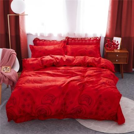 91家纺网 家纺一手货源 找家纺 （总）润淳2025新款高克重铂金棉加厚植物羊绒四件套