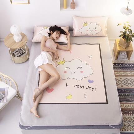 91家纺网 家纺一手货源 找家纺 （总）北纬27度 2020新款ins养生纳米纤维冰丝席