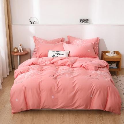 91家纺网 家纺一手货源 找家纺 （总）星期三 2020春夏新款13372四件套（加老板微信有会员价）