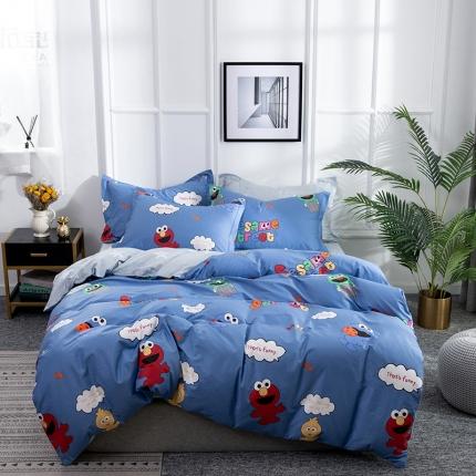 91家纺网 家纺一手货源 找家纺 （总）星期三 2020春夏新款13372四件套（加老板微信有会员价）