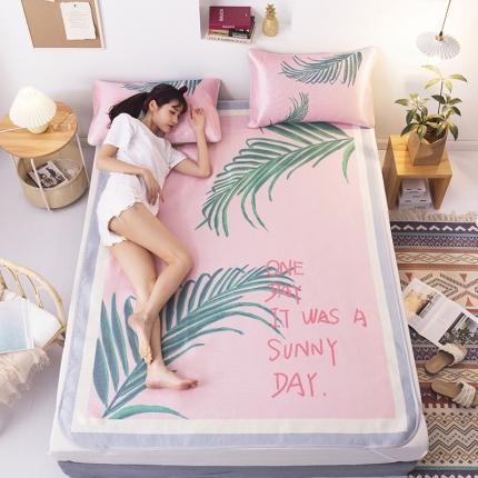 91家纺网 家纺一手货源 找家纺 北纬27度 2020新款ins养生纳米纤维冰丝席 简约生活