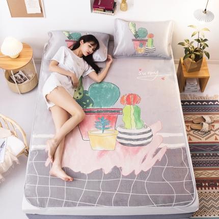 北纬27度 2020新款ins养生纳米纤维冰丝席 仙人球