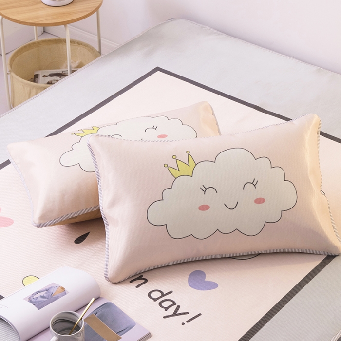 91家纺网 家纺一手货源 找家纺 北纬27度 2020新款ins养生纳米纤维冰丝席 云朵