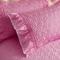91家纺网 家纺一手货源 找家纺 舒一 2020新款水洗真丝凉席床盖三件套 粉色