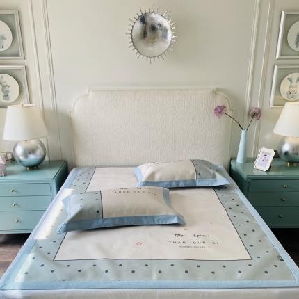 91家纺网 家纺一手货源 找家纺 （总）本希 2020新款高端可水洗冰丝凉席提花系列实拍图