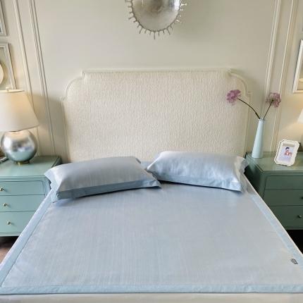 91家纺网 家纺一手货源 找家纺 （总）本希 2020新款高端可水洗冰丝凉席提花系列实拍图